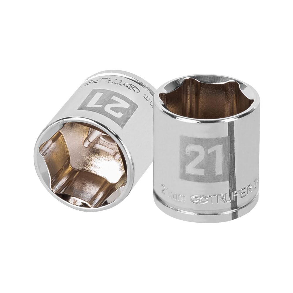 DADO DE 21 MM, 6 PUNTAS, CUADRO 3/8"