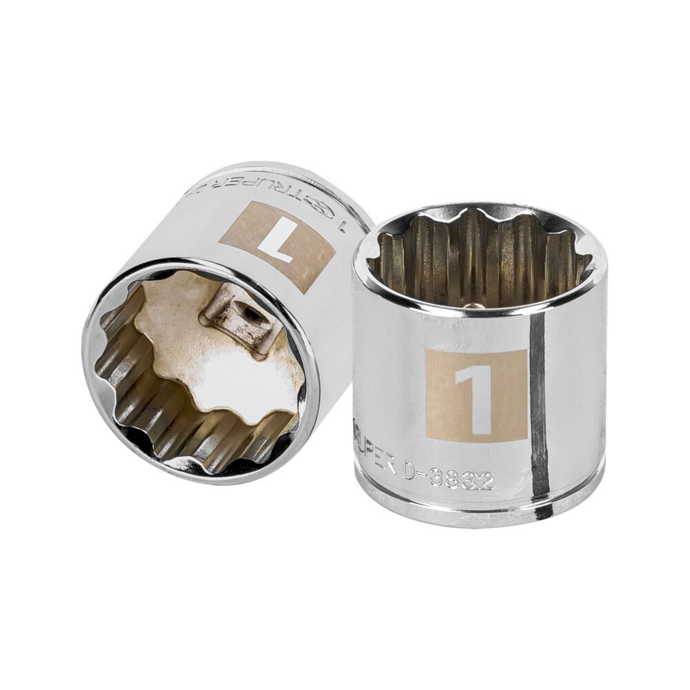 DADO DE 1", 12 PUNTAS, CUADRO 3/8"
