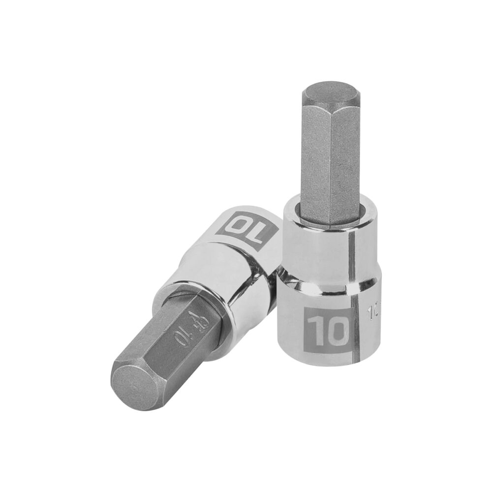 DADO PUNTA HEXAGONAL DE 10 MM, CUADRO 3/8"