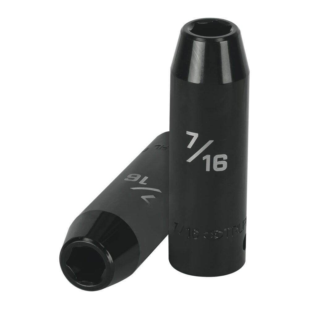 DADO LARGO IMPACTO DE 7/16", 6 PUNTAS, CUADRO 1/2"