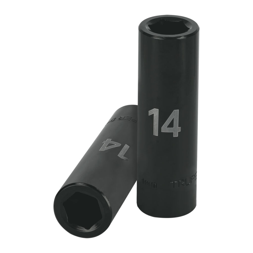 DADO LARGO CUADRO 1/2" DE IMPACTO 6 PUNTAS DE 14 MM