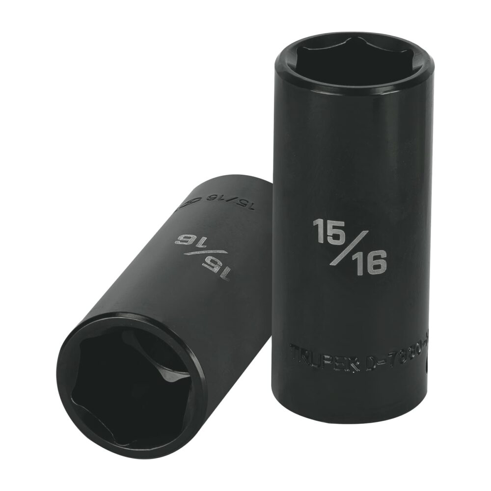 DADO LARGO IMPACTO DE 15/16", 6 PUNTAS, CUADRO 1/2"