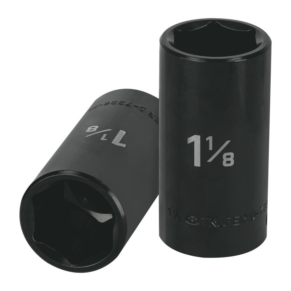 DADO LARGO IMPACTO DE 1-1/8", 6 PUNTAS, CUADRO 1/2"