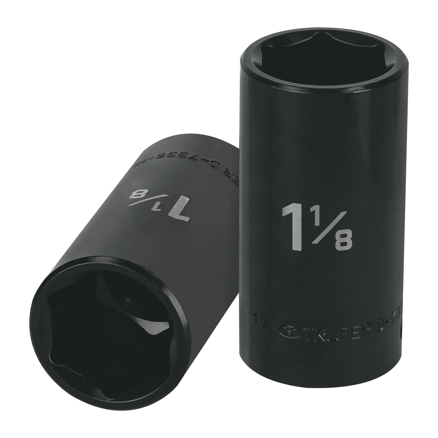 DADO LARGO IMPACTO DE 1-1/8", 6 PUNTAS, CUADRO 1/2"