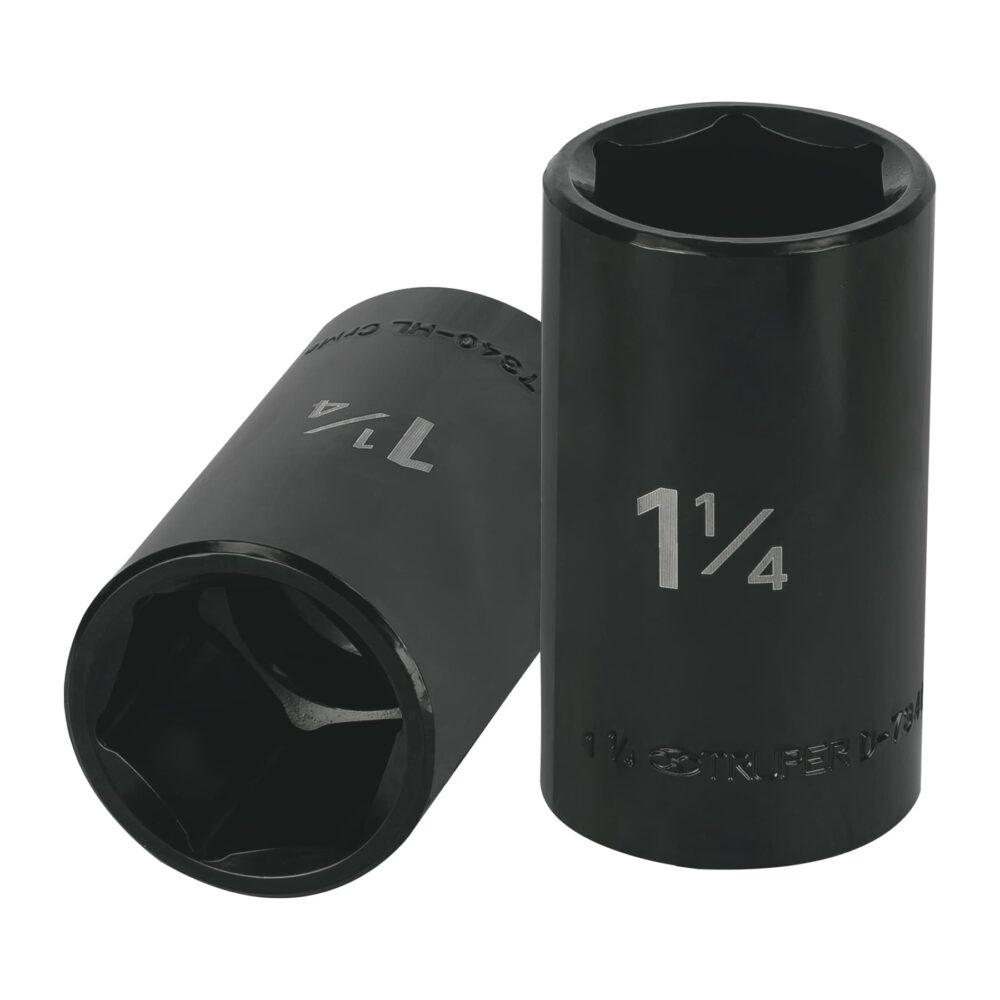 DADO LARGO IMPACTO DE 1-1/4", 6 PUNTAS, CUADRO 1/2"
