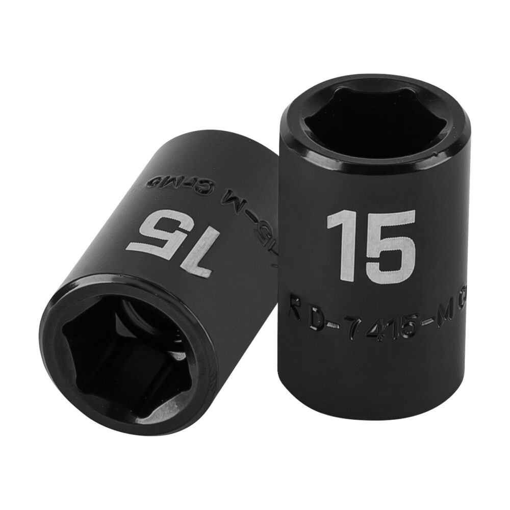 DADO CUADRO 1/2" DE IMPACTO 6 PUNTAS DE 15 MM