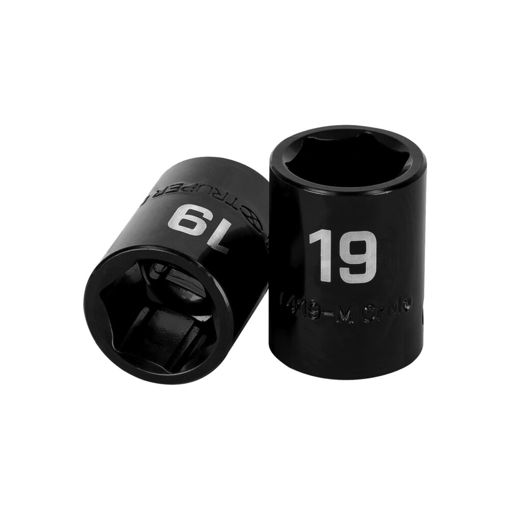 DADO CUADRO 1/2" DE IMPACTO 6 PUNTAS DE 19 MM