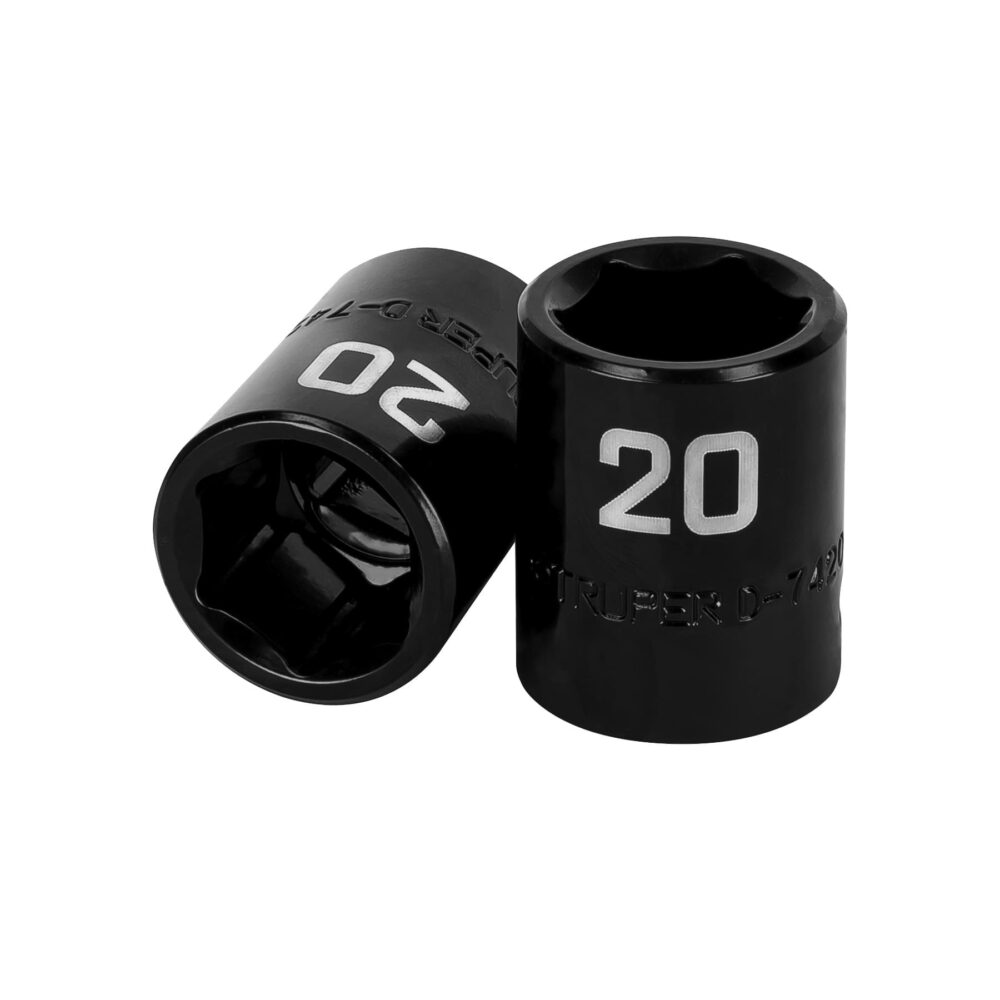 DADO CUADRO 1/2" DE IMPACTO 6 PUNTAS DE 20 MM