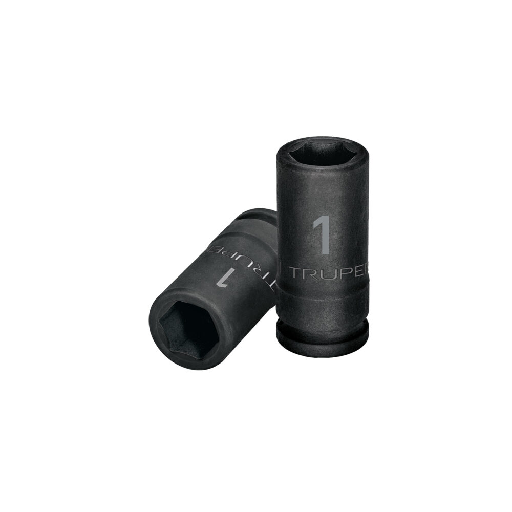 DADO LARGO DE IMPACTO DE 1", 6 PUNTAS, CUADRO 3/4"