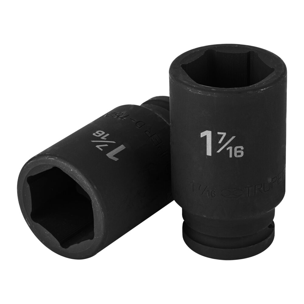 DADO LARGO DE IMPACTO DE 1-7/16", 6 PUNTAS, CUADRO 3/4"