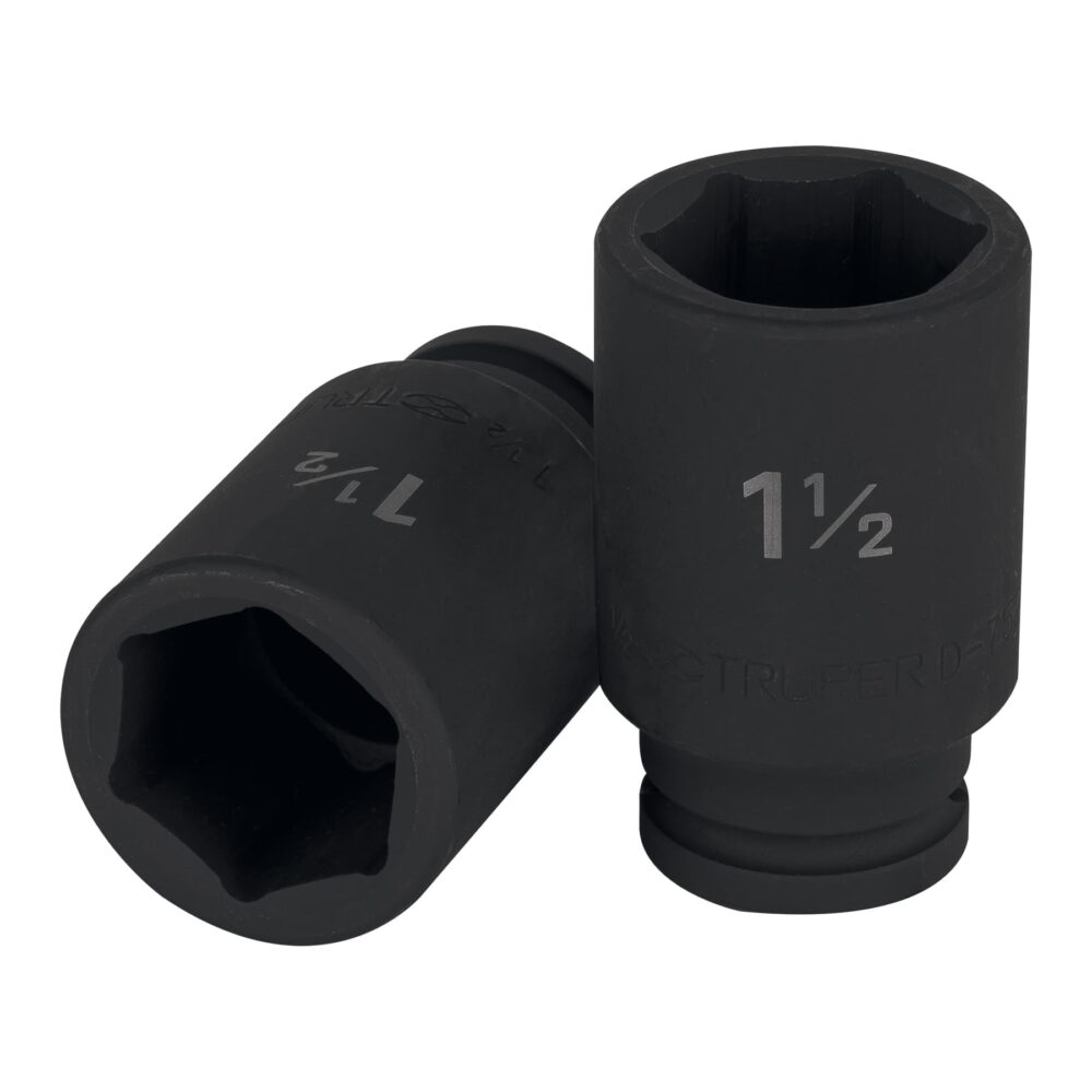 DADO LARGO DE IMPACTO DE 1-1/2", 6 PUNTAS, CUADRO 3/4"