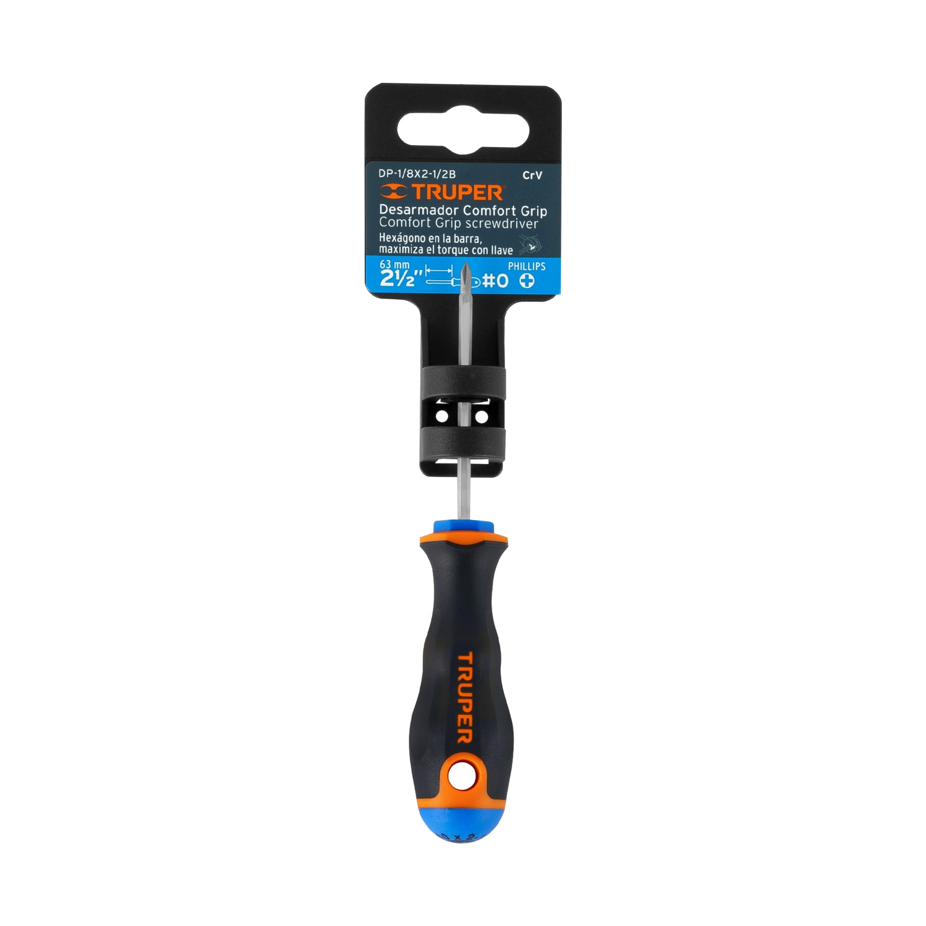 DESARMADOR DE CRUZ 1/8" X 2-1/2" MANGO COMFORT GRIP - Image 2