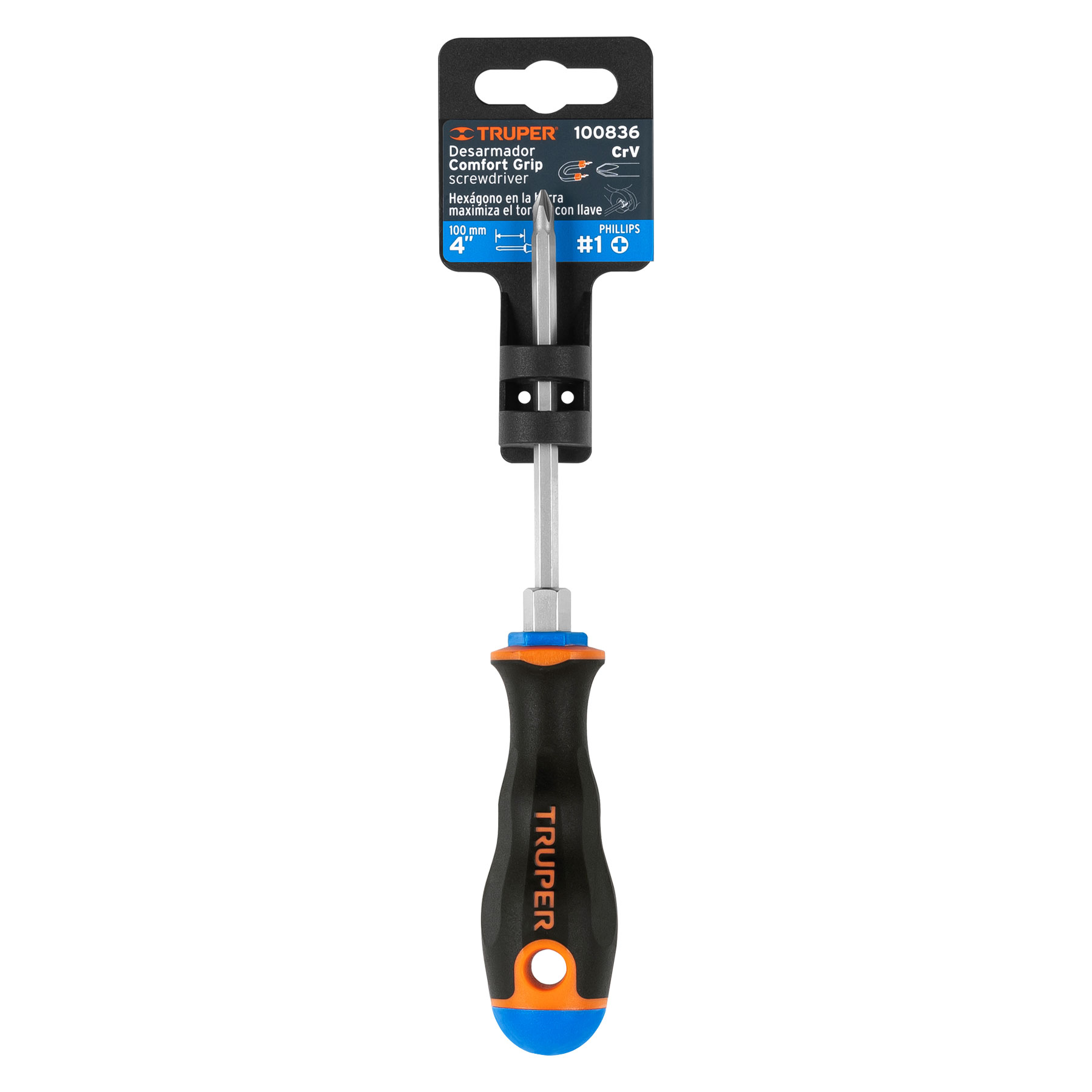 DESARMADOR DE CRUZ 3/16" X 4" MANGO COMFORT GRIP - Image 2