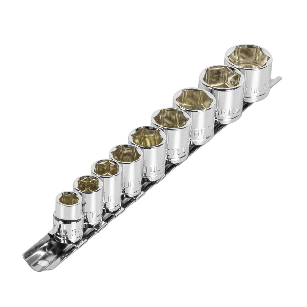 JUEGO DE 9 DADOS CUADRO 3/8" STD