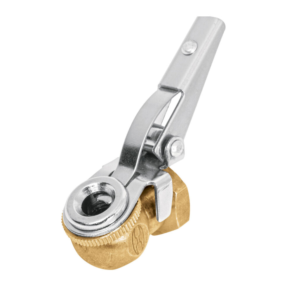 CABEZA INFLADORA DE LLANTAS C/CLIP, HEMBRA, CUERDA 1/4 NPT