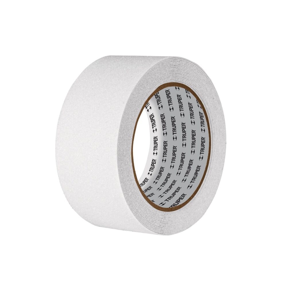 ROLLO DE 5M DE CINTA ANTIDERRAPANTE BLANCA 50MM CON ABRASIVO