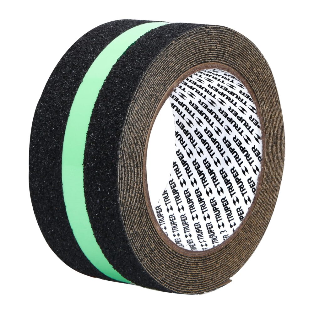 ROLLO DE 5 M CINTA ANTIDERRAPANTE FOTOLUMINI. 50 MM ABRASIVO