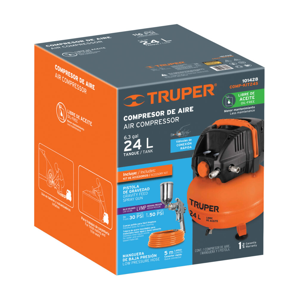 CAJA DE EMPAQUE DE REPUESTO PARA COMP-24S