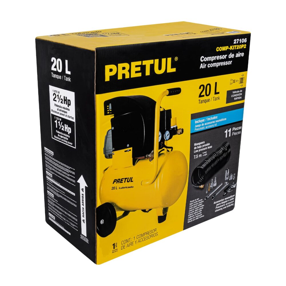 CAJA DE EMPAQUE DE REPUESTO PARA COMP-KIT20P2