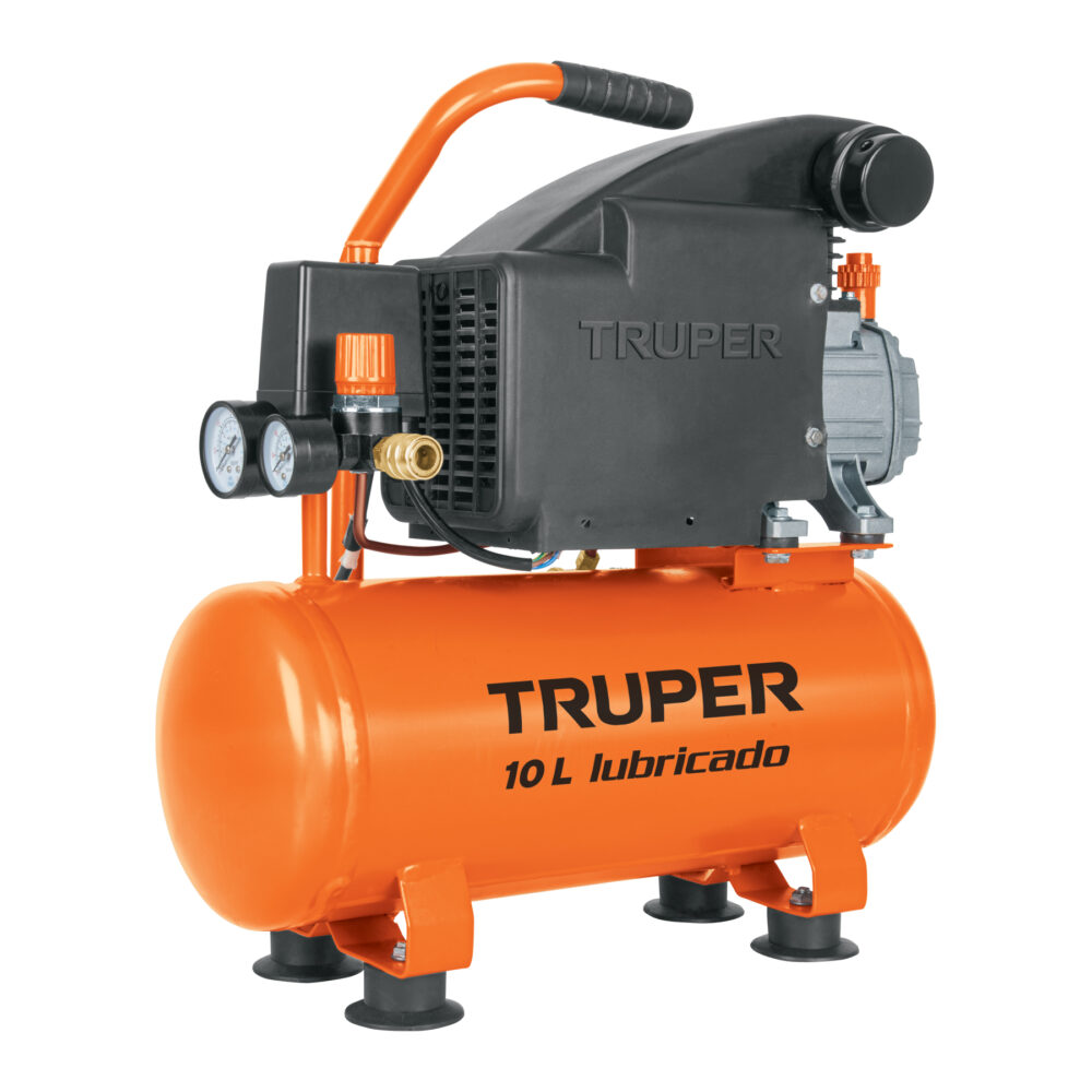 COMPRESOR LUBRICADO, 10L, 2 HP, HORIZONTAL, 127V