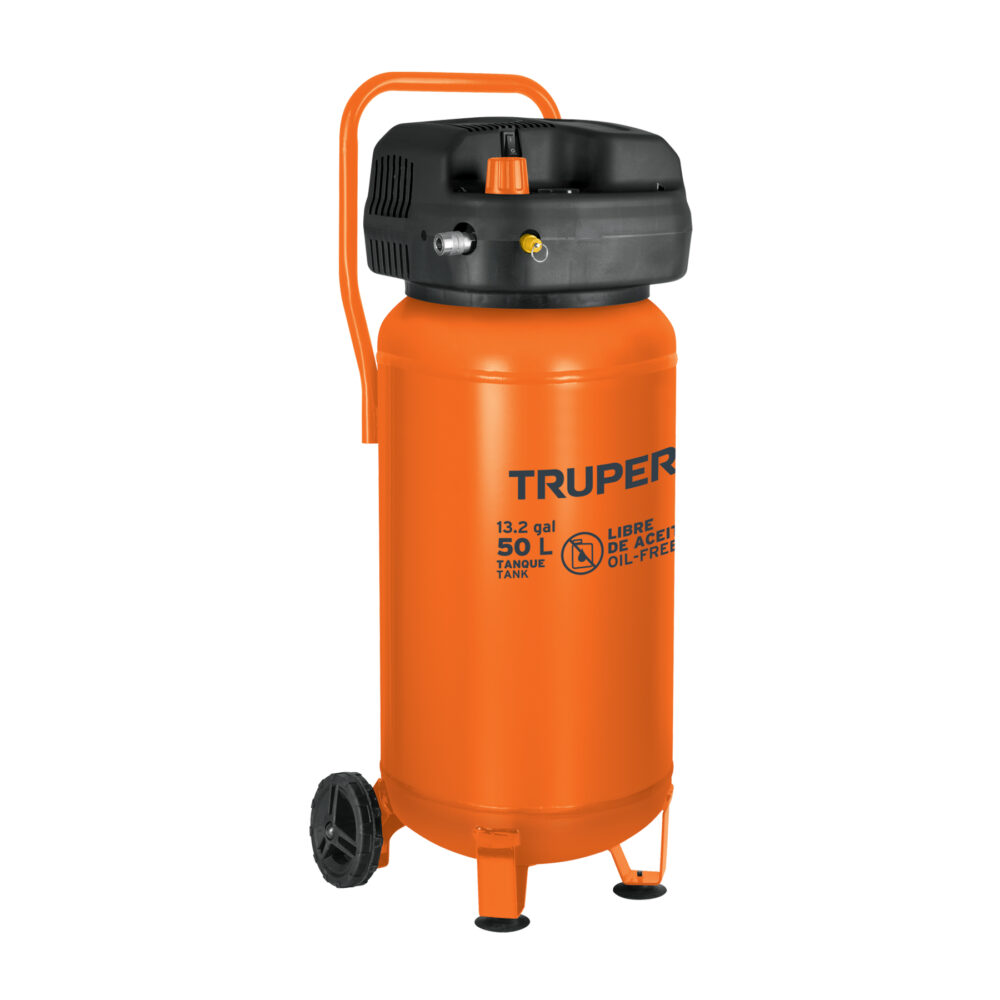 COMPRESOR LIBRE DE ACEITE, 50L, 3HP, VERTICAL, 127V