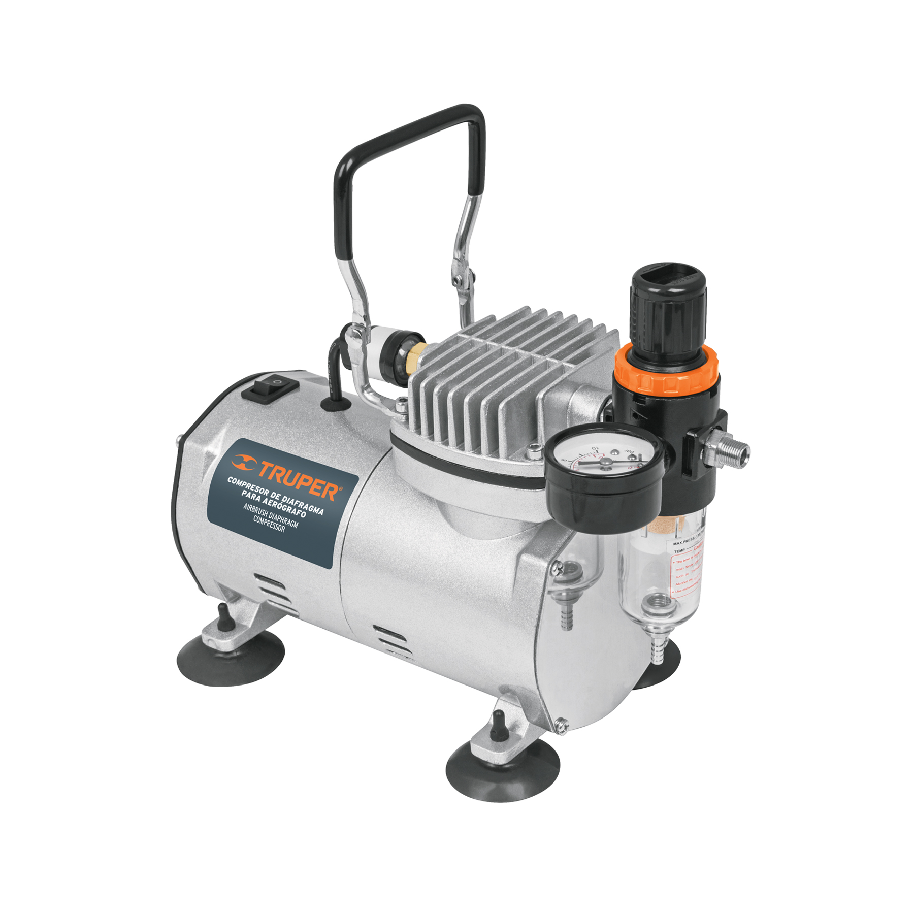 COMPRESOR LIBRE DE ACEITE, PARA AEROGRAFO,1/5HP,127V