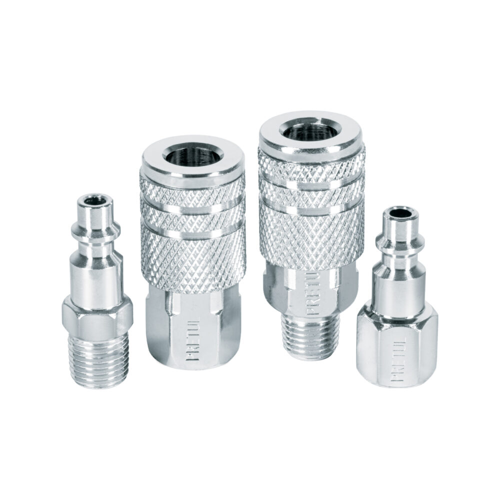 JUEGO DE 2 CONECTORES Y 2 COPLES PARA COMPRESOR