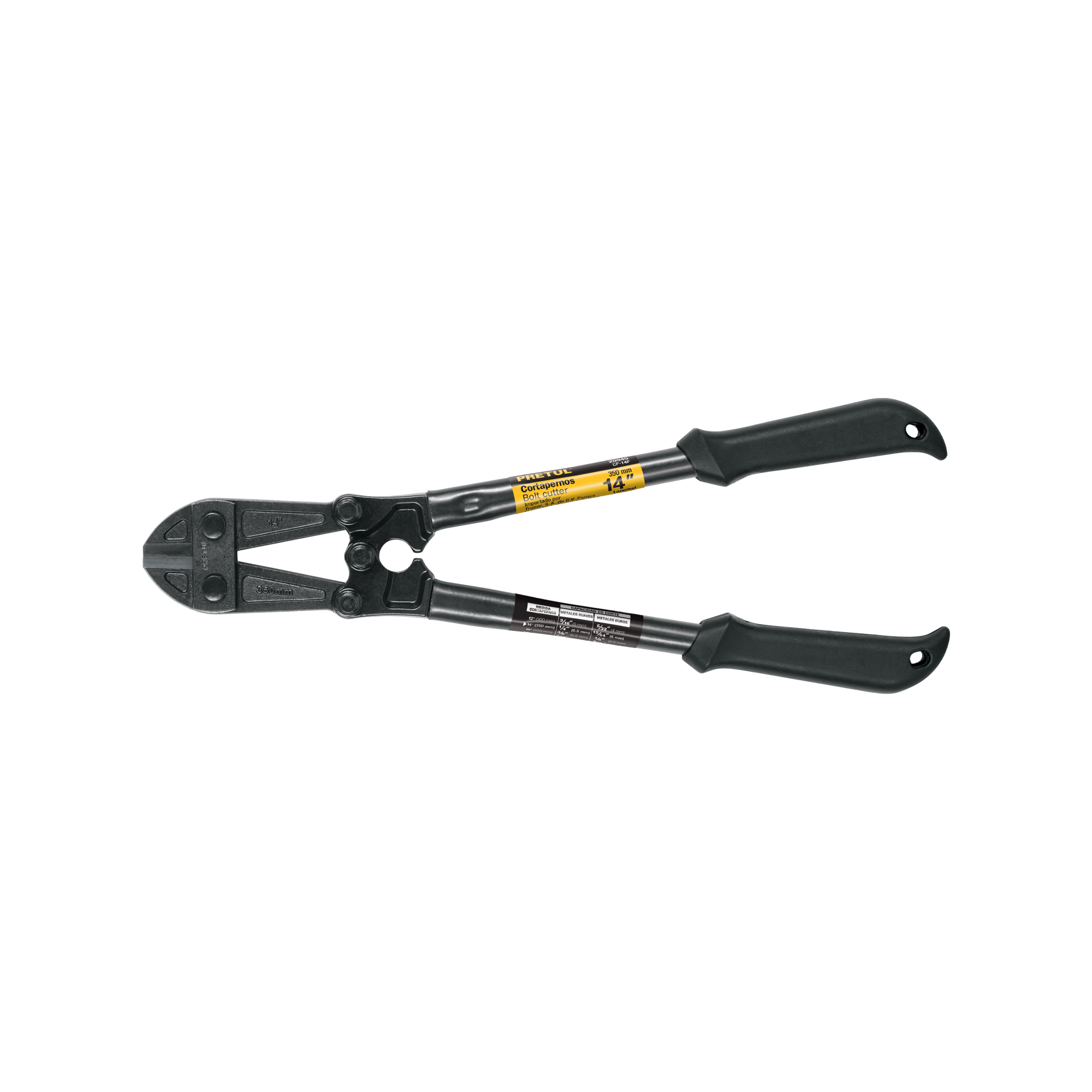 CORTAPERNOS 14", MANGO TUBULAR