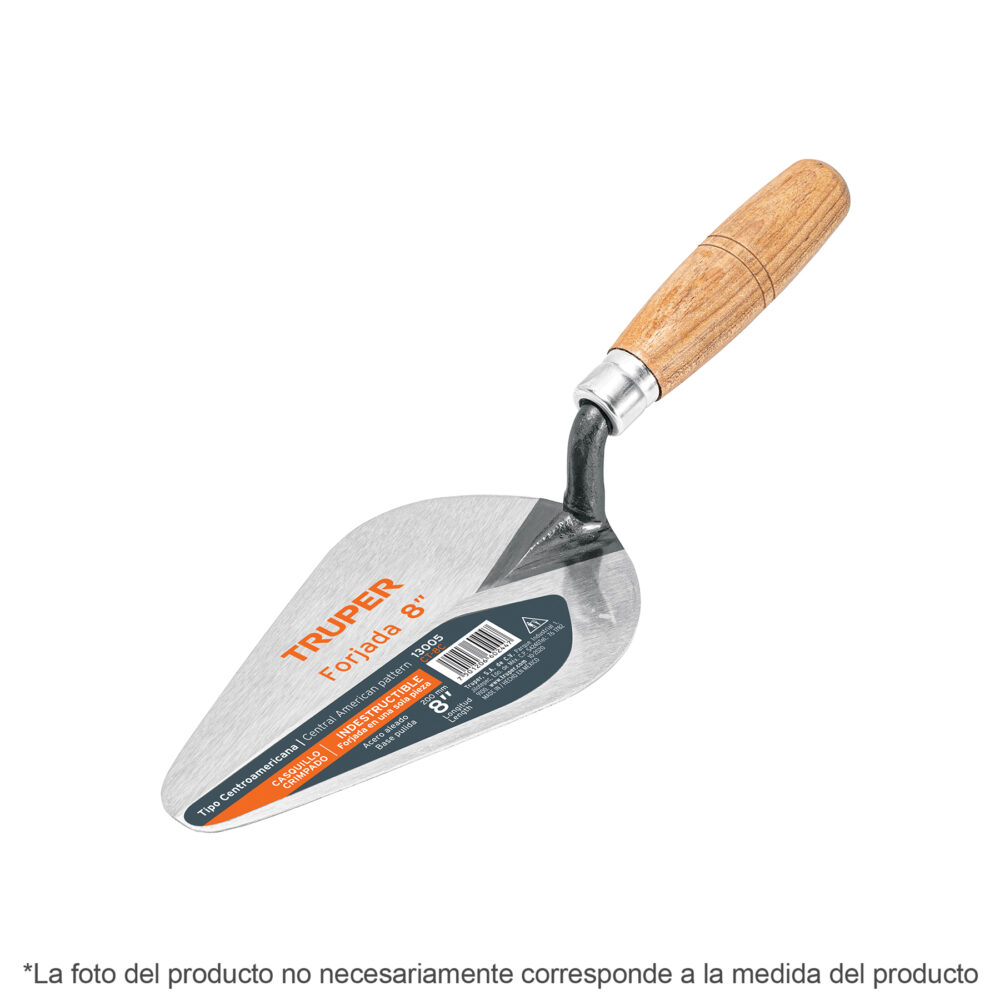 CUCHARA PARA ALBAÑIL 10" FORJADA TIPO CENTROAMERICANA