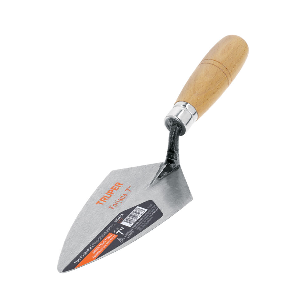 CUCHARA PARA ALBAÑIL 7" FORJADA TIPO FILADELFIA