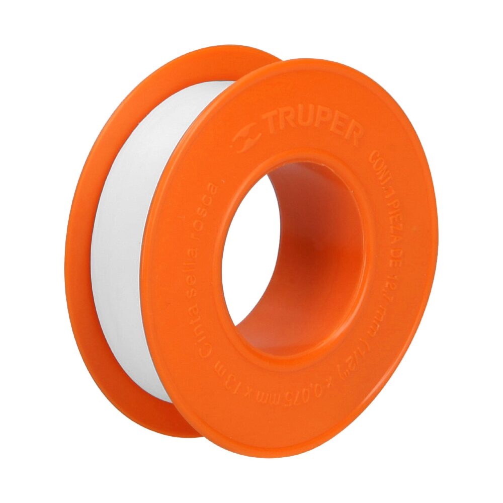 CINTA SELLA ROSCAS 1/2" X 13 M DE LARGO, USO GENERAL