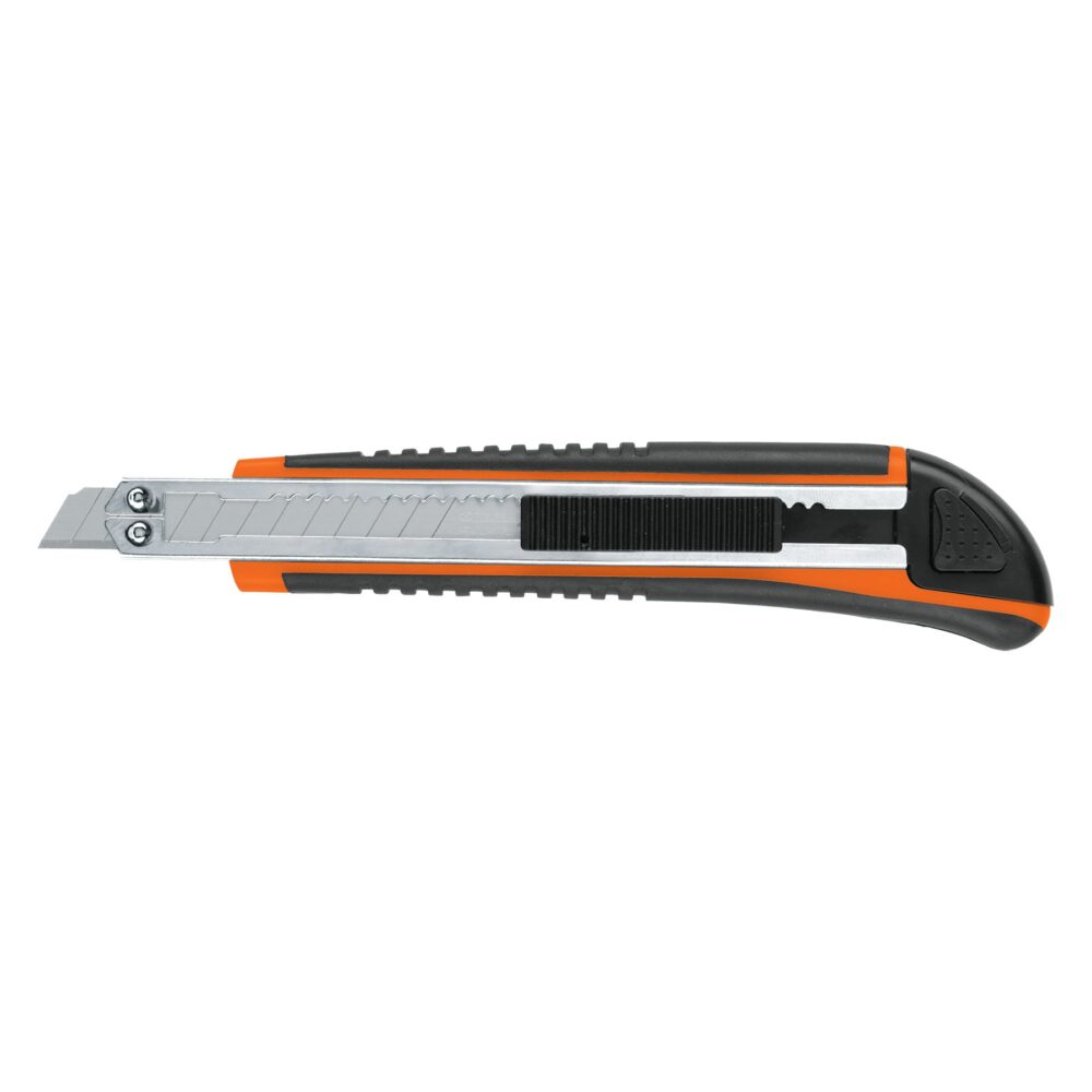 CUTTER 9 MM PROFESIONAL CON ALMA METÁLICA Y GRIP