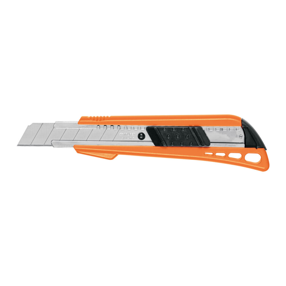CUTTER 18 MM REFORZADO DE PLÁSTICO CON ALMA METÁLICA