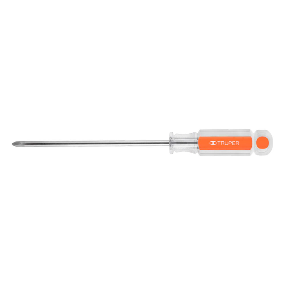 DESARMADOR DE CRUZ 1/4" X 6" MANGO DE ACETATO