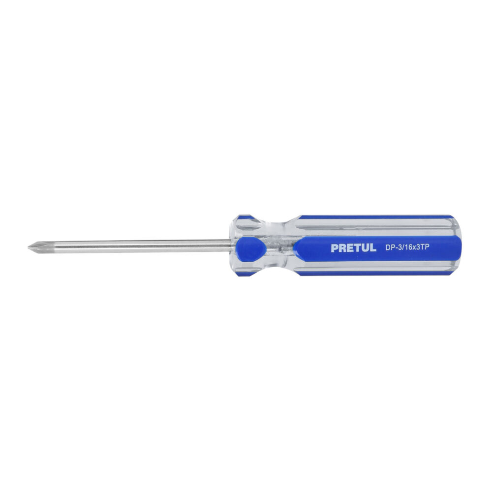 DESARMADOR DE CRUZ 3/16 X 3" MANGO DE PVC