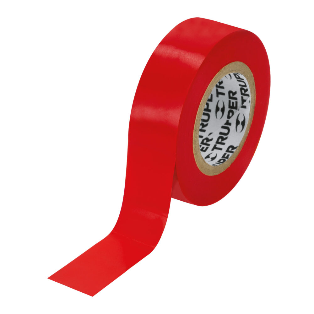 CINTA DE AISLAR DE 9 M X 19 MM, ROJA