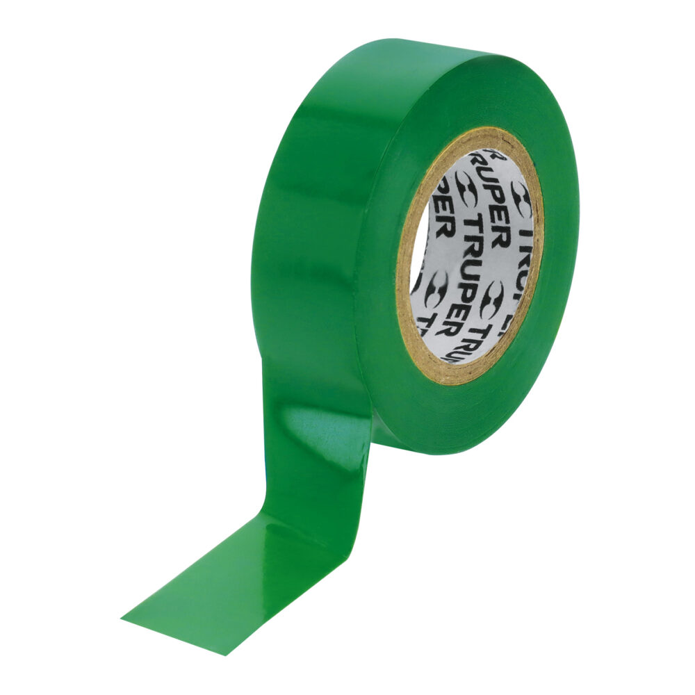 CINTA DE AISLAR DE 9 M X 19 MM, VERDE