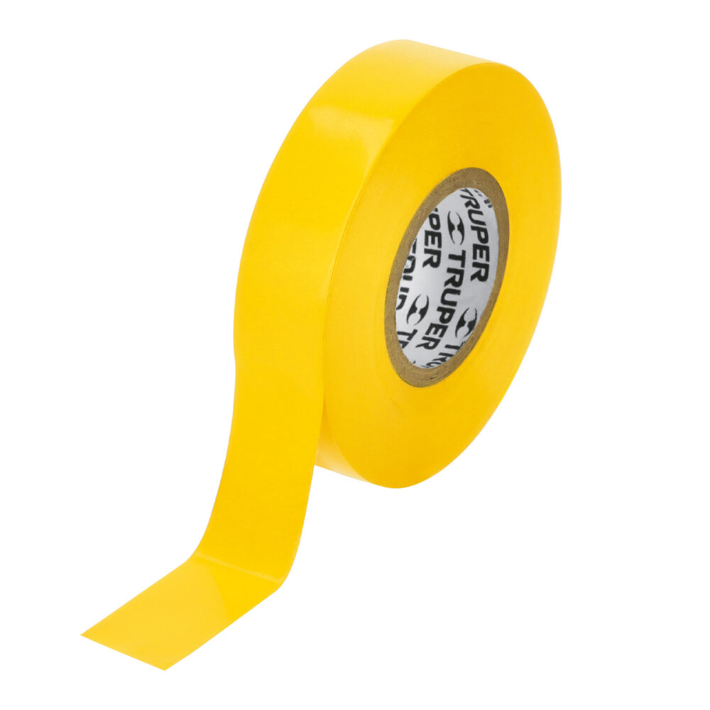 CINTA DE AISLAR DE 18 M X 19 MM, AMARILLA
