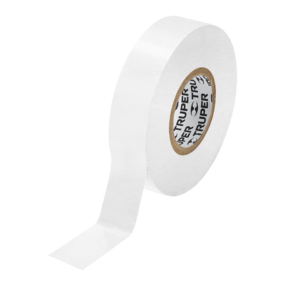 CINTA DE AISLAR DE 18 M X 19 MM, BLANCA