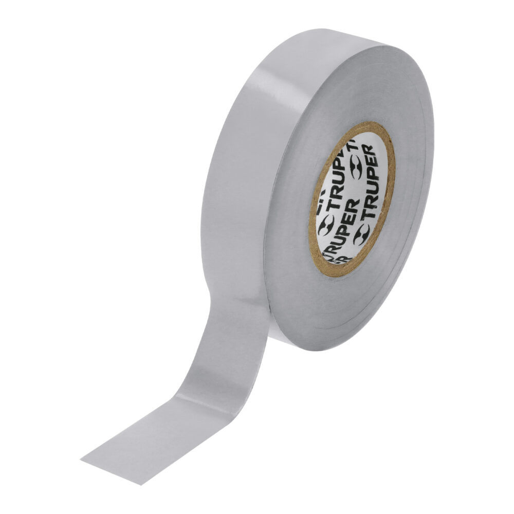 CINTA DE AISLAR DE 18 M X 19 MM, GRIS
