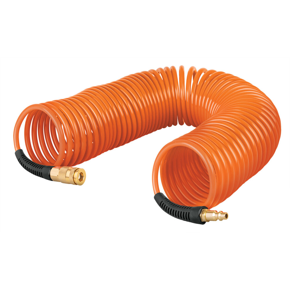 MANGUERA PARA COMPRESOR, TIPO RESORTE, 7.6 M