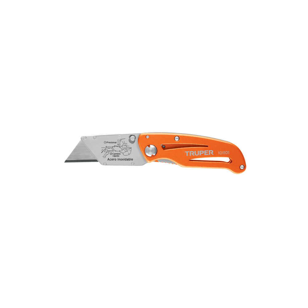 NAVAJA ABATIBLE 6" CUERPO DE ALUMINIO Y ACERO INOX