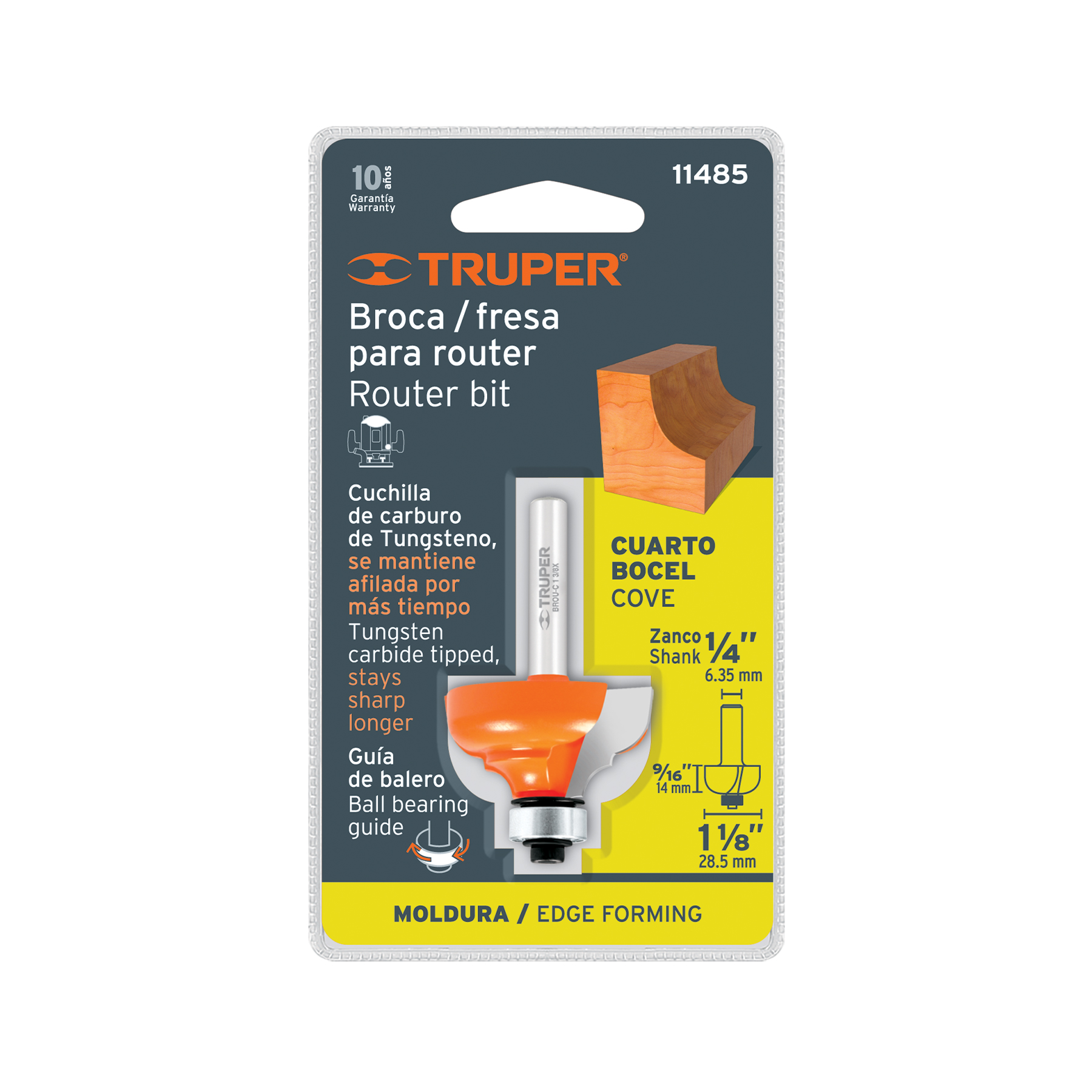 BROCA PARA ROUTER, CLÁSICA, 1-3/8" CON BALERO - Image 2
