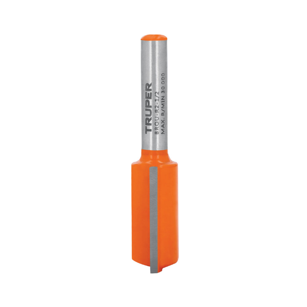 BROCA PARA ROUTER, RECTA 2 FILOS, 1/2"
