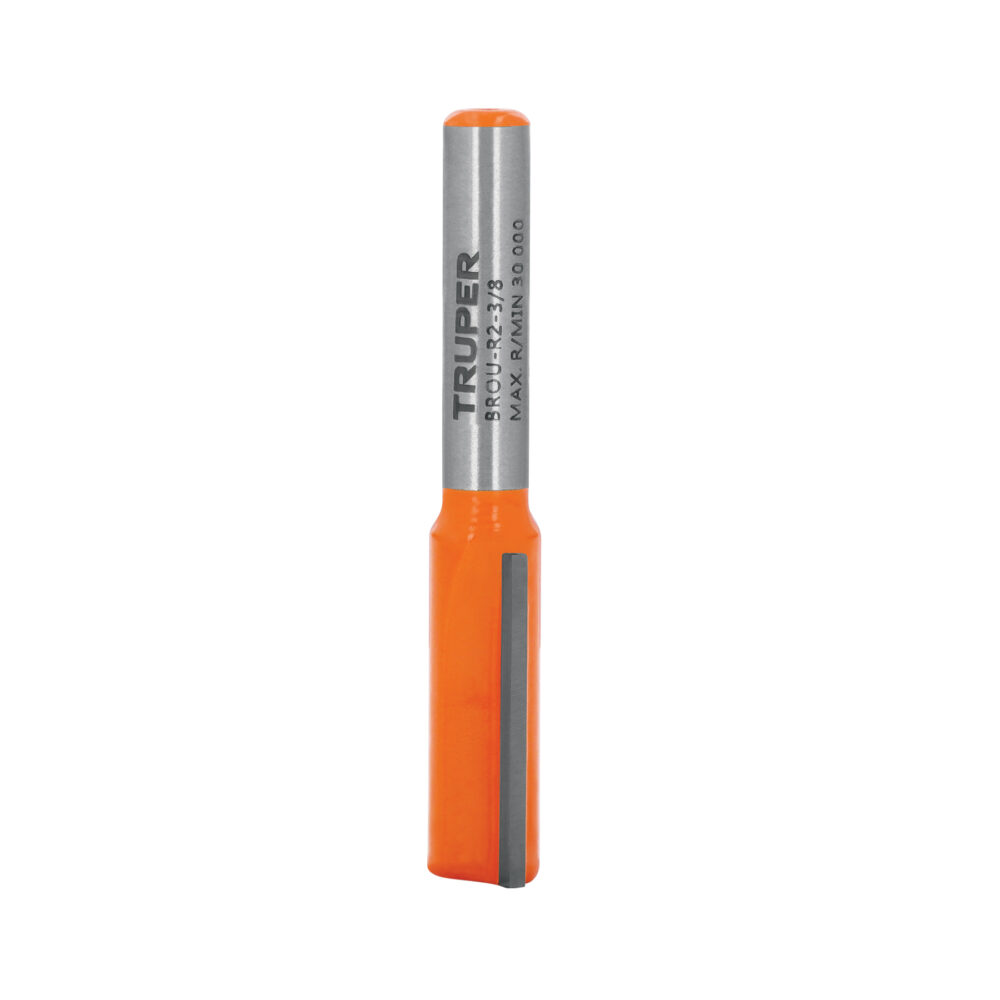 BROCA PARA ROUTER, RECTA 2 FILOS, 3/8"