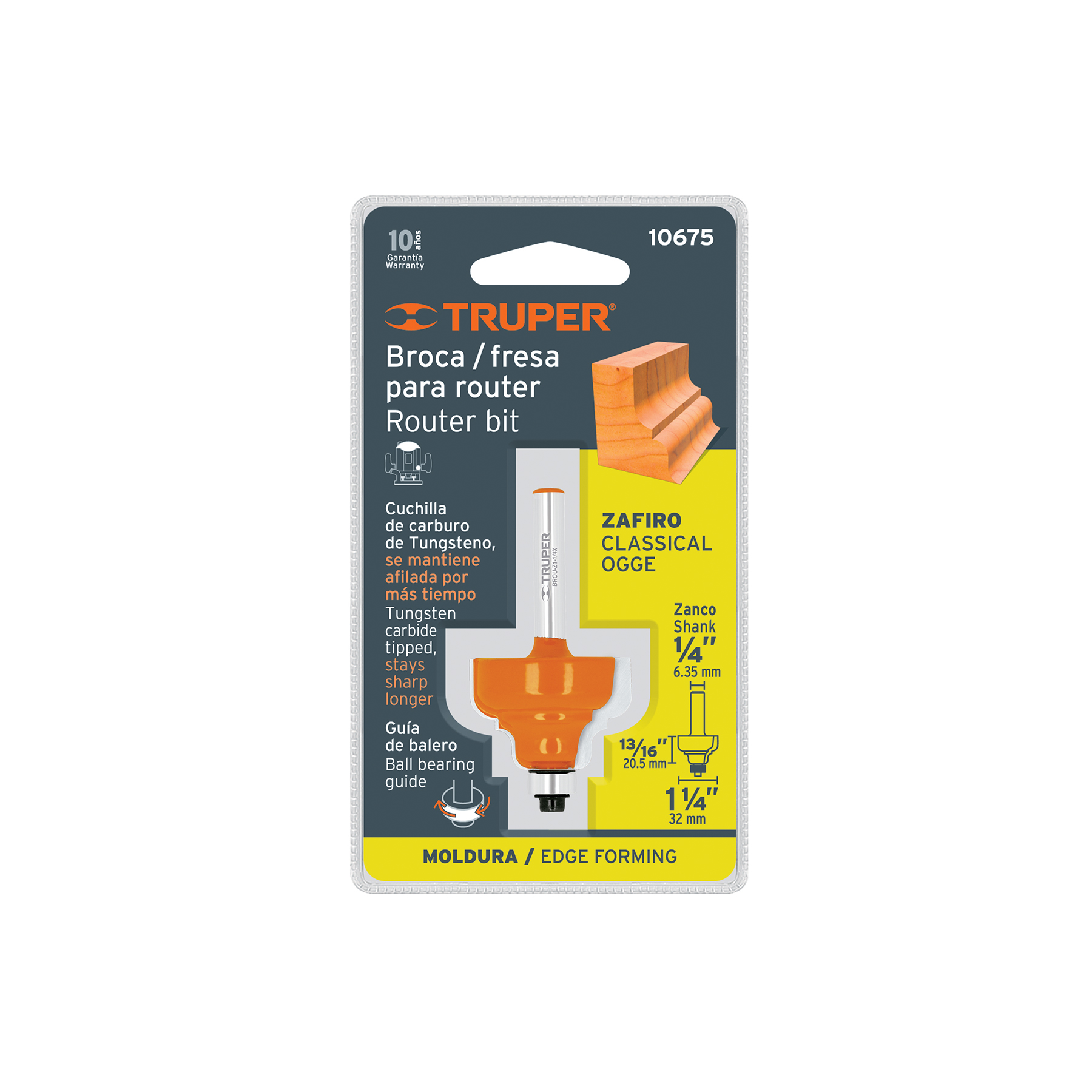 BROCA PARA ROUTER, ZAFIRO, 1-1/4", CON BALERO - Image 2
