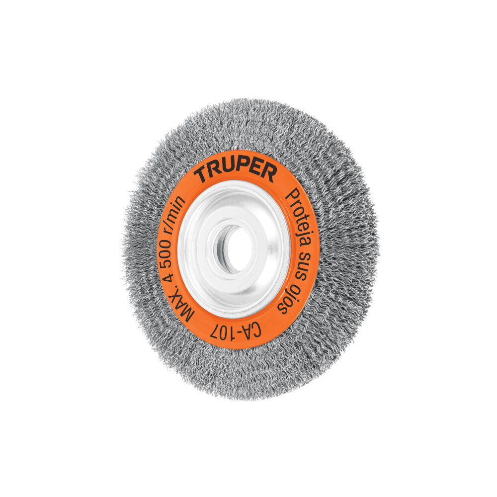 CARDA ALAMBRE ONDULADO 8" X 3/4" PARA ESMERIL