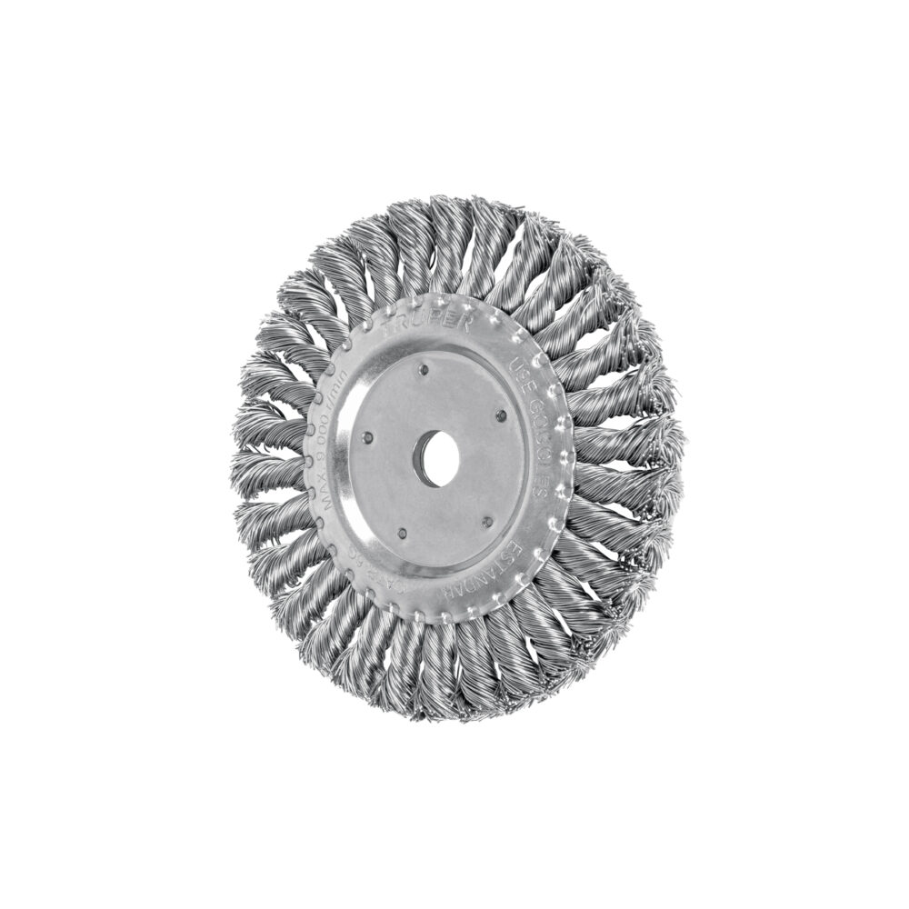 CARDA TRENZADO GRUESO 6" X 5/8" PARA ESMERIL
