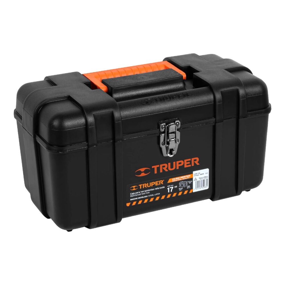CAJAS PARA HERRAMIENTA CALIDAD INDUSTRIAL, BROCHES METÁLICOS