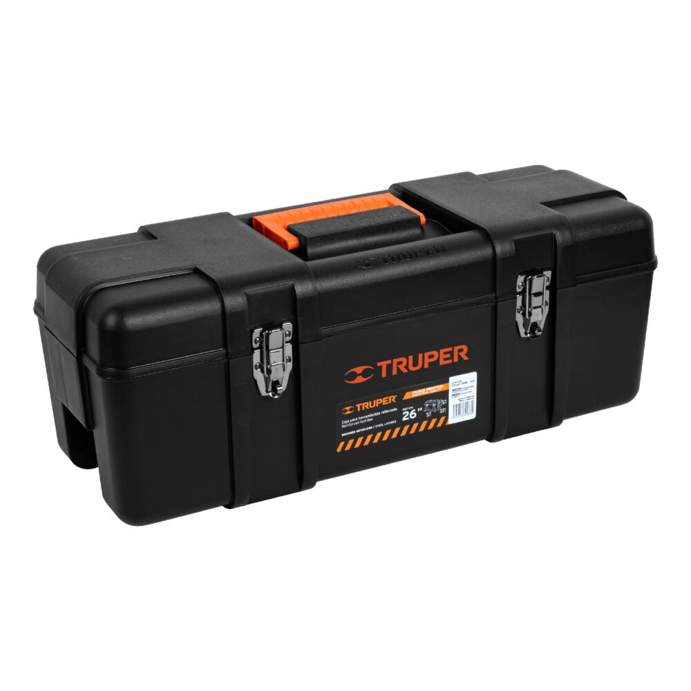 CAJAS PARA HERRAMIENTA CALIDAD INDUSTRIAL, BROCHES METÁLICOS